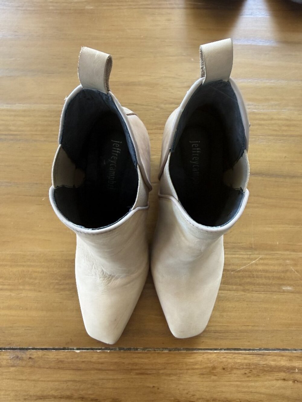 Jeffrey Campbell Brown Wedge Ankle Boots Size 6.5